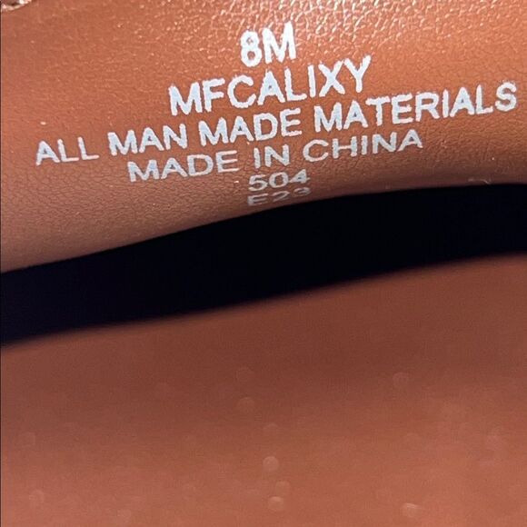 MARC FISHER Black, Creme and Brown Calixy Loafer-8 - Picture 7 of 8